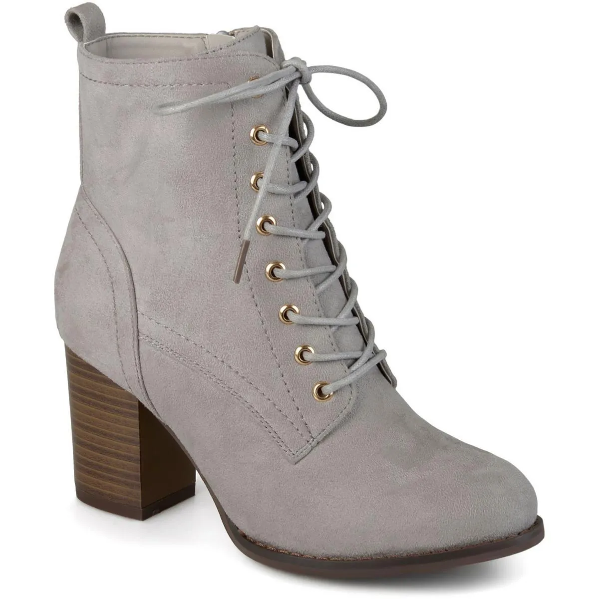 002777 Womens Lug Sole Ankle Wedge Boots