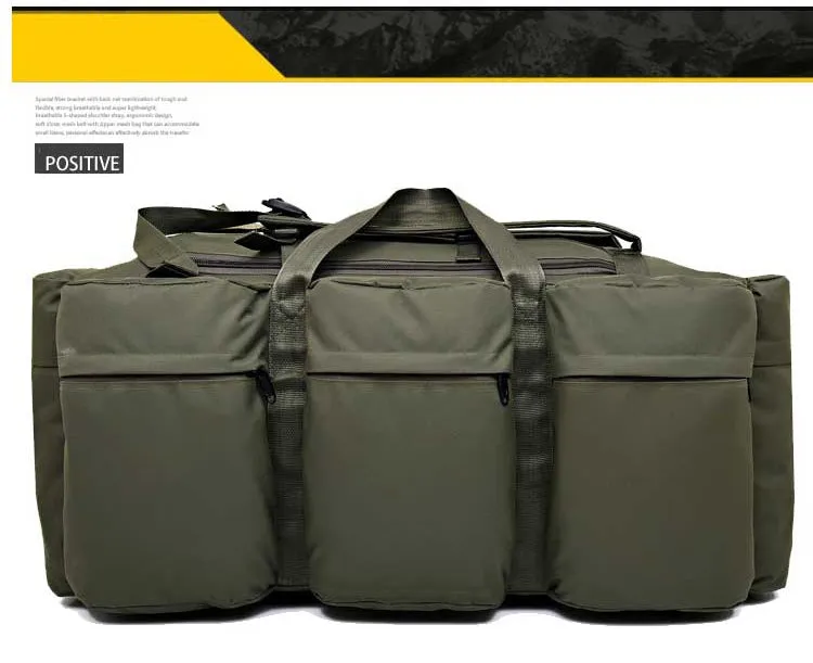 90L Large Capacity Outdoor Military Travel Hiking Camouflage Bag for Men