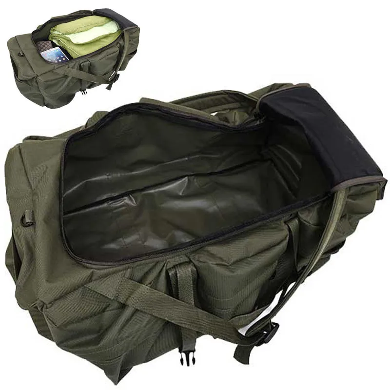 90L Large Capacity Outdoor Military Travel Hiking Camouflage Bag for Men