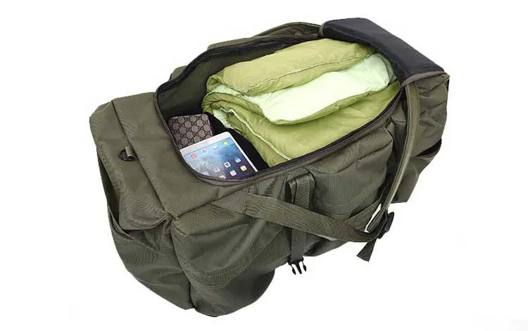 90L Large Capacity Outdoor Military Travel Hiking Camouflage Bag for Men