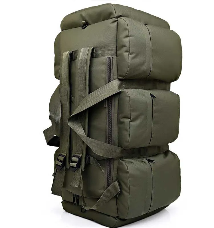 90L Large Capacity Outdoor Military Travel Hiking Camouflage Bag for Men