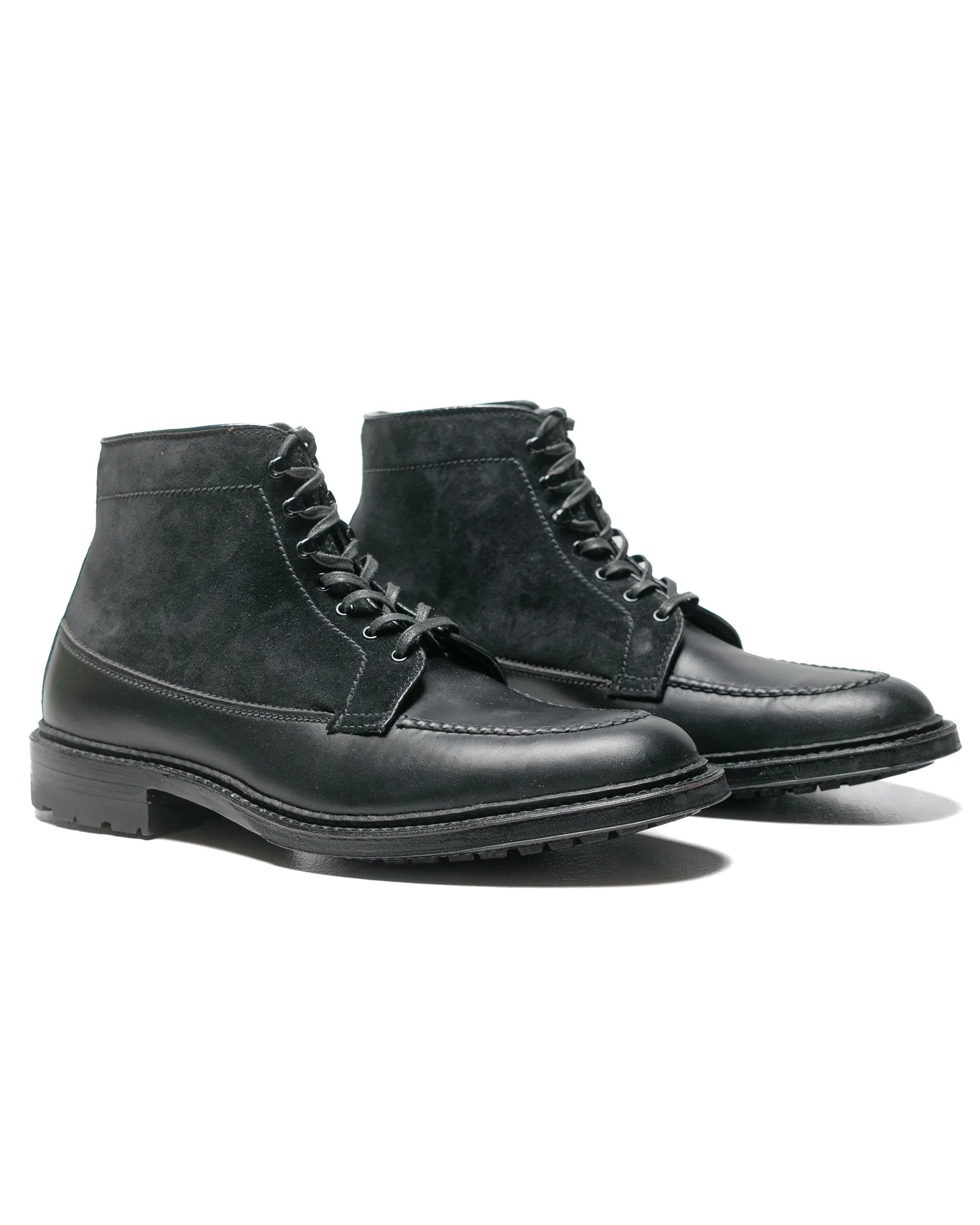 Alden Black Michigan Boot With Commando Sole