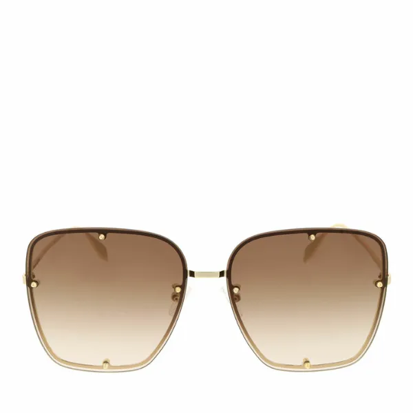 Alexander Mcqueen  AM0364S-002 63 Sunglass WOMAN METAL