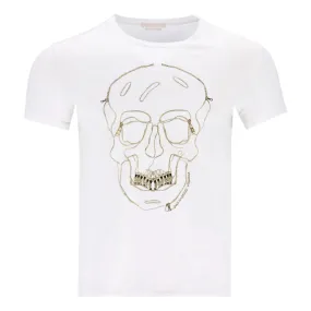 Alexander McQueen Skull Cotton T-Shirt. Size M