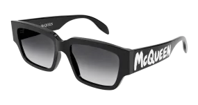 Alexander Mcqueen Sunglass Man Black Grey AM0329S-001