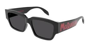 Alexander Mcqueen Sunglass Man Black Grey AM0329S-002