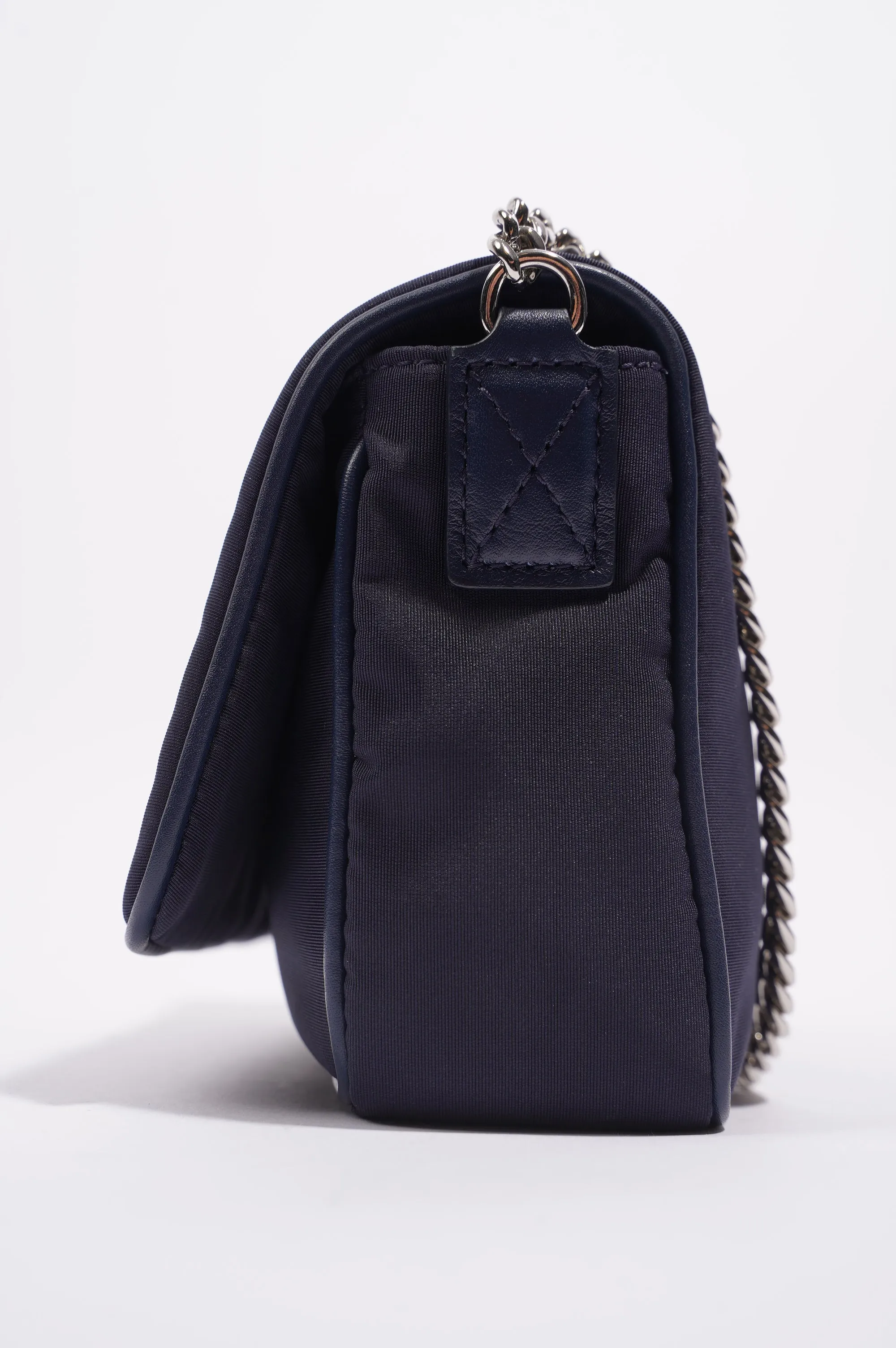 Alexander McQueen Womens Nylon Skull Bag Navy