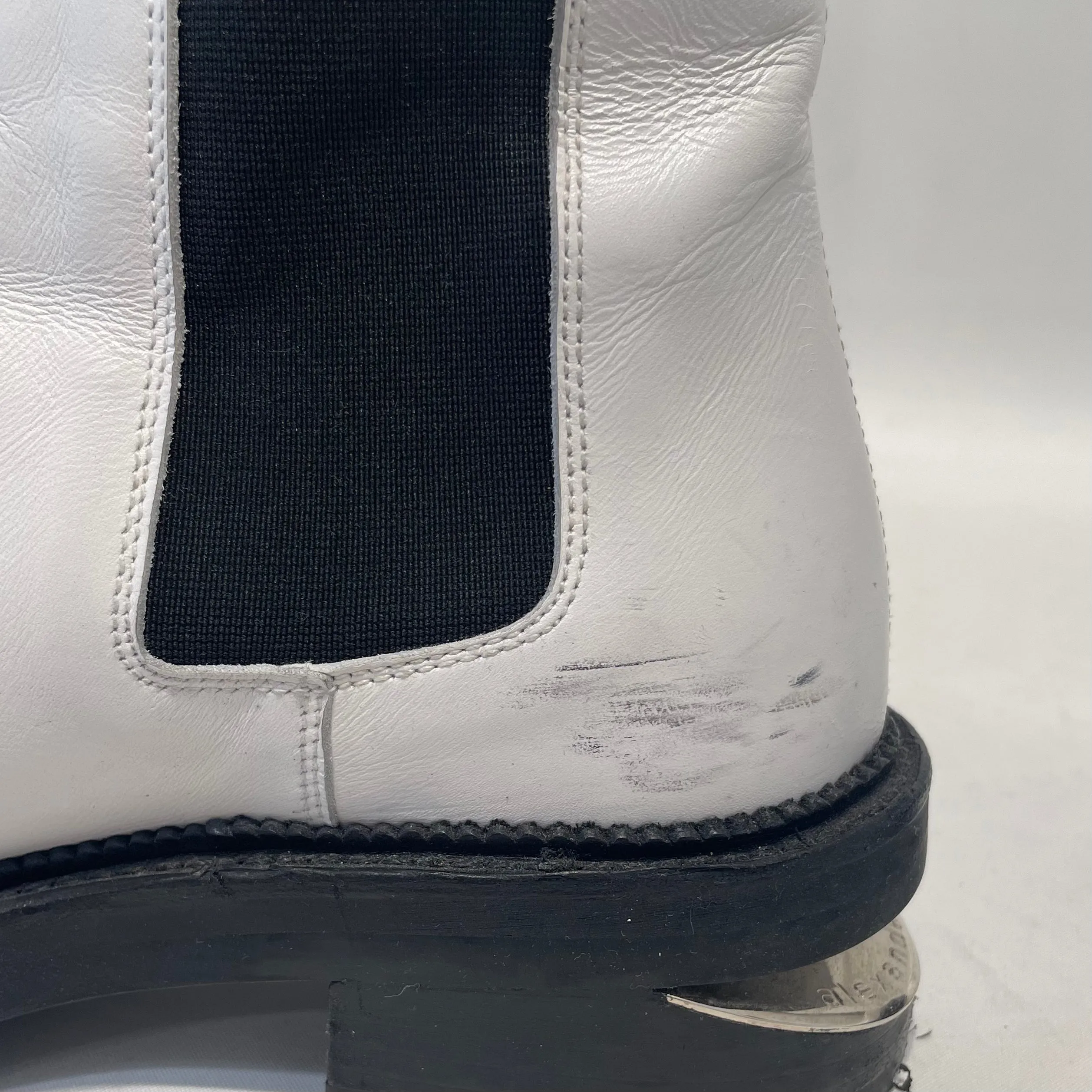 Alexander Wang/Ankle Boots/EU 37/Leather/WHT/Ankle Hardware