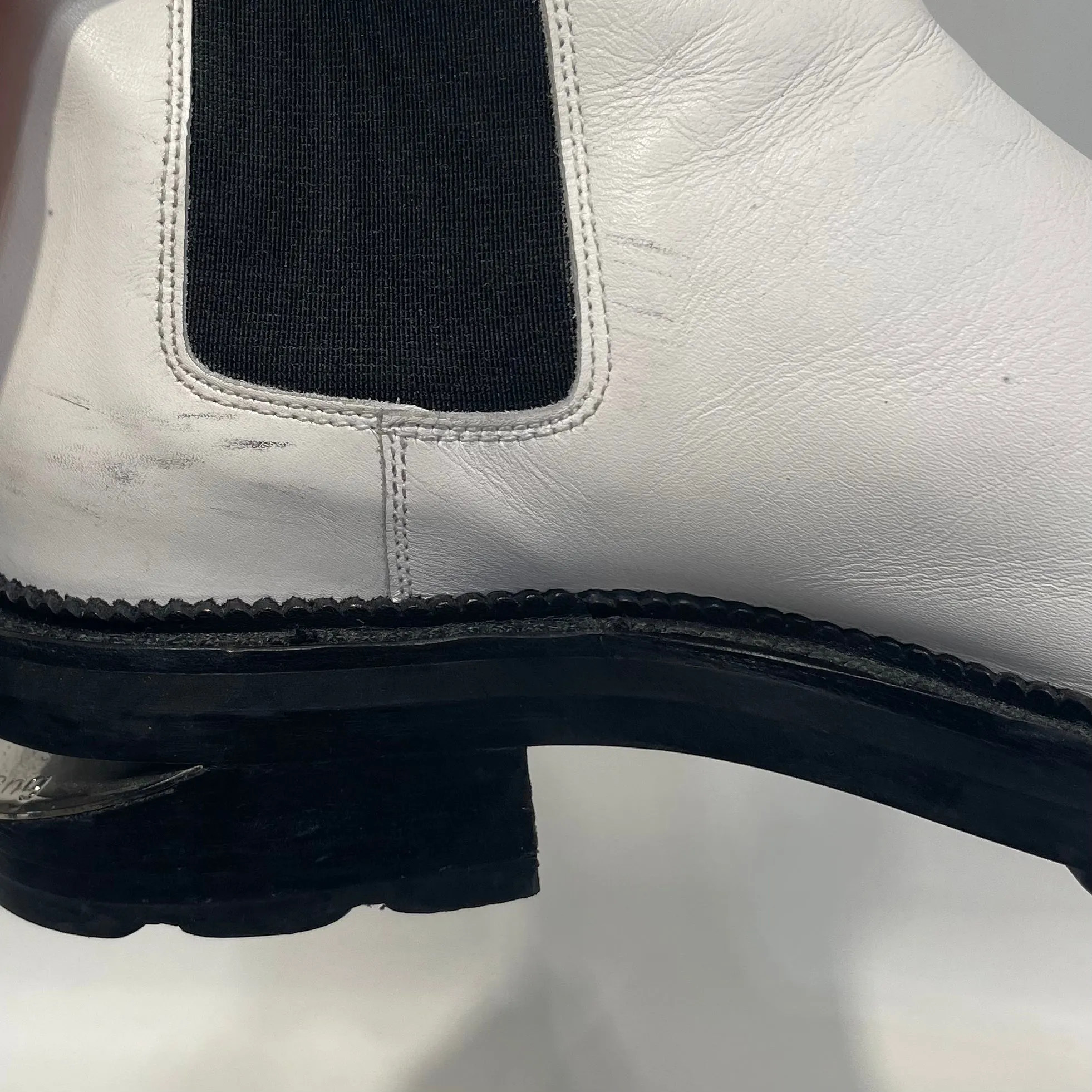 Alexander Wang/Ankle Boots/EU 37/Leather/WHT/Ankle Hardware