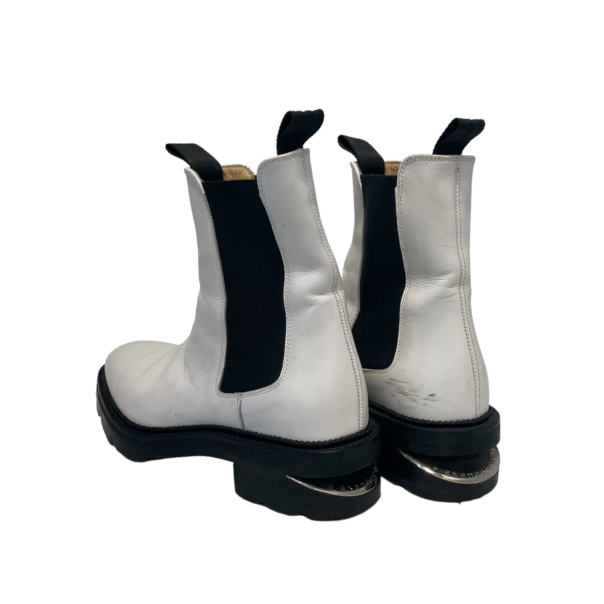 Alexander Wang/Ankle Boots/EU 37/Leather/WHT/Ankle Hardware