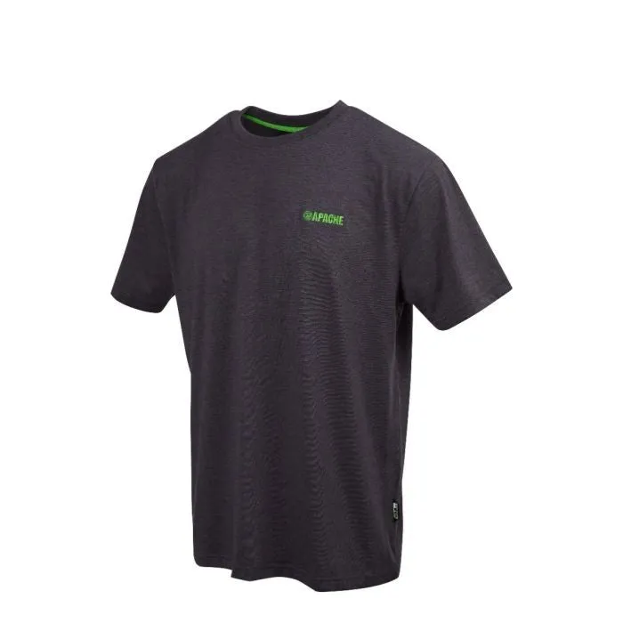 Apache Vancouver Short Sleeve Work Tee-CHARCOAL