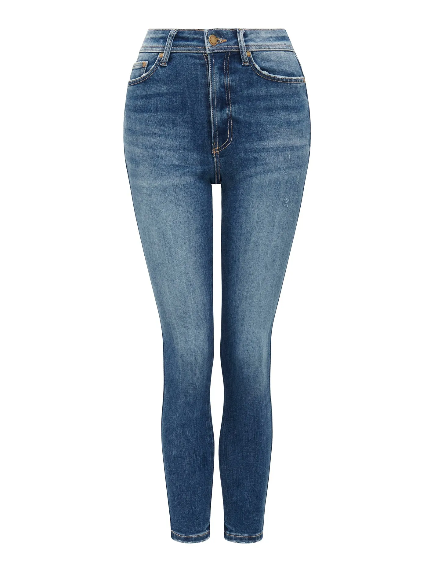 Ashley Mid-Rise Ankle Skinny Jeans