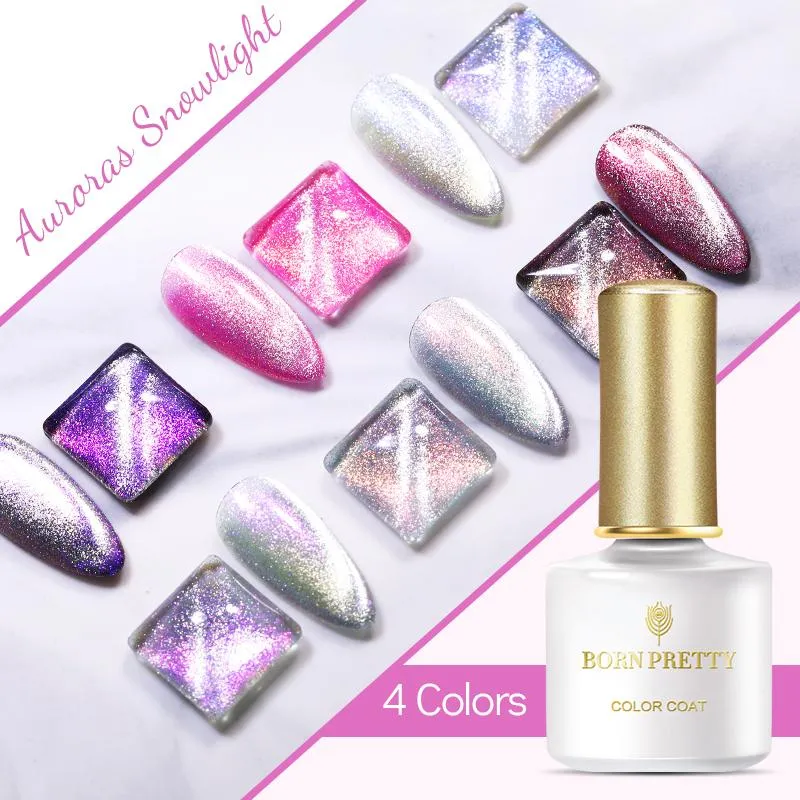 Aurora Snow Light Cat Eye Magnetic Gel Born Pretty