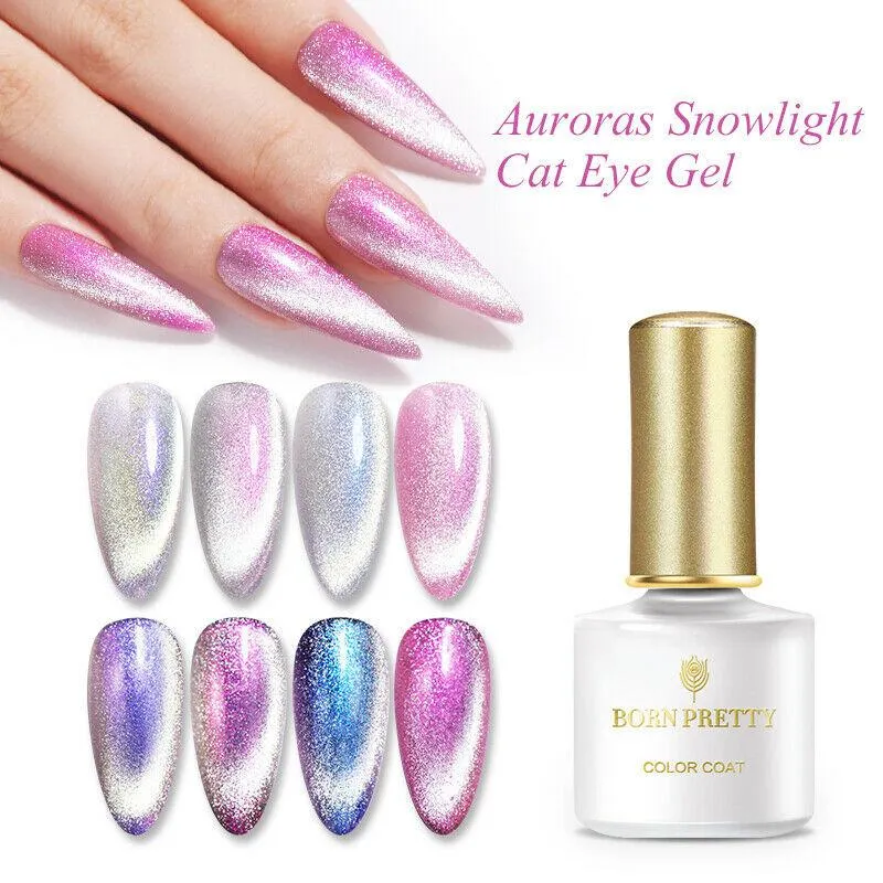 Aurora Snow Light Cat Eye Magnetic Gel Born Pretty