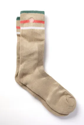 Bamboo Hiking Socks - Lily Pad Stripe