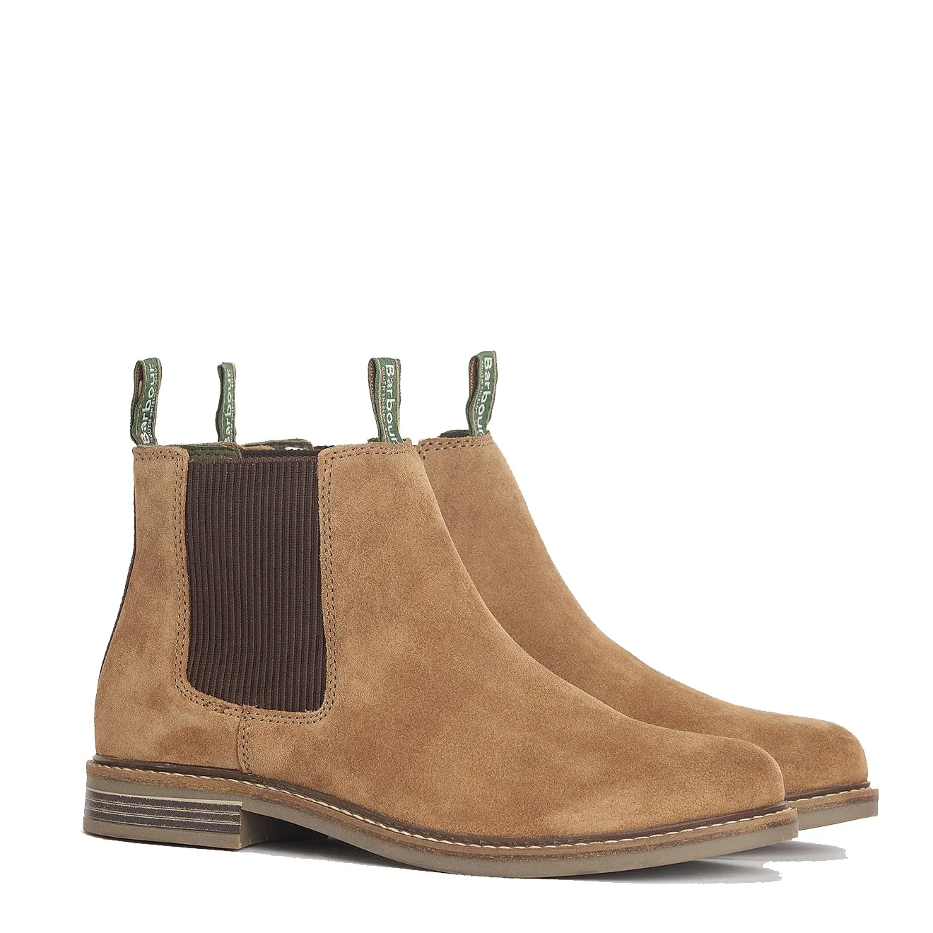 Barbour Farsley Chelsea Boot Fawn Suede