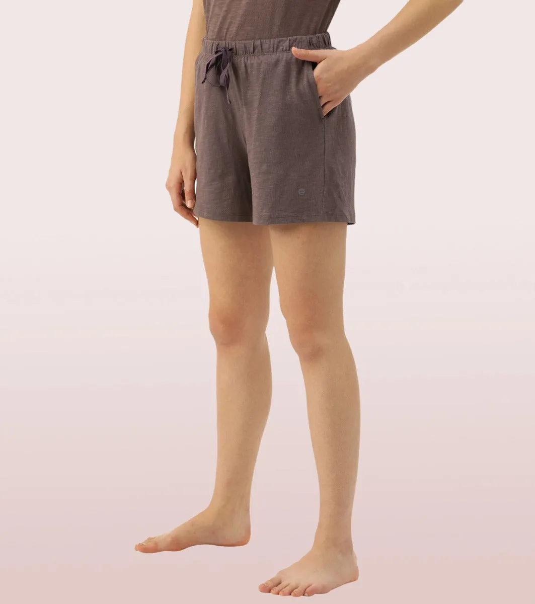 Basic Shorts | Mid-Thigh Length Jersey Shorts With Pockets