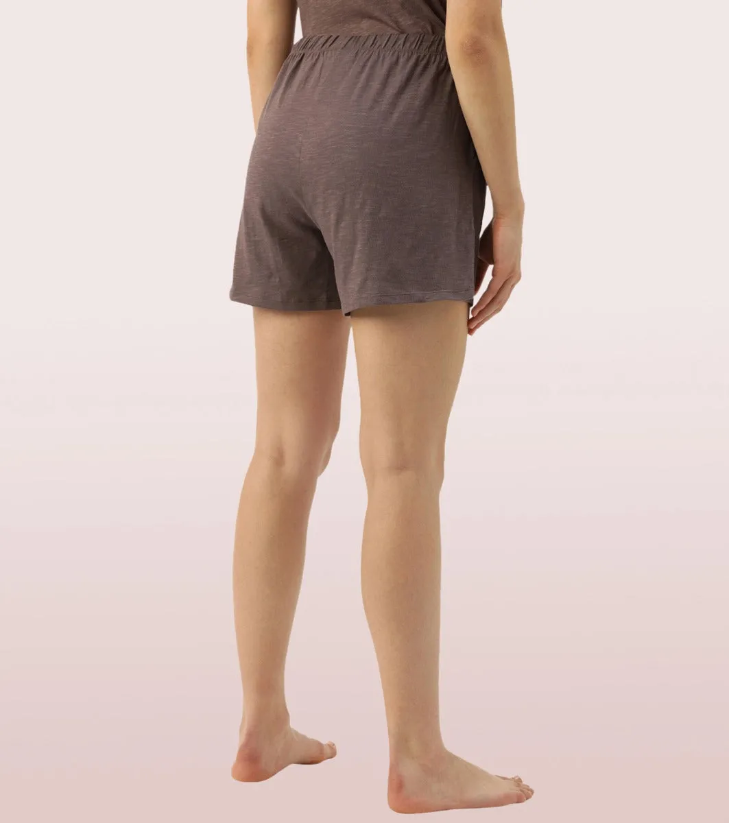 Basic Shorts | Mid-Thigh Length Jersey Shorts With Pockets