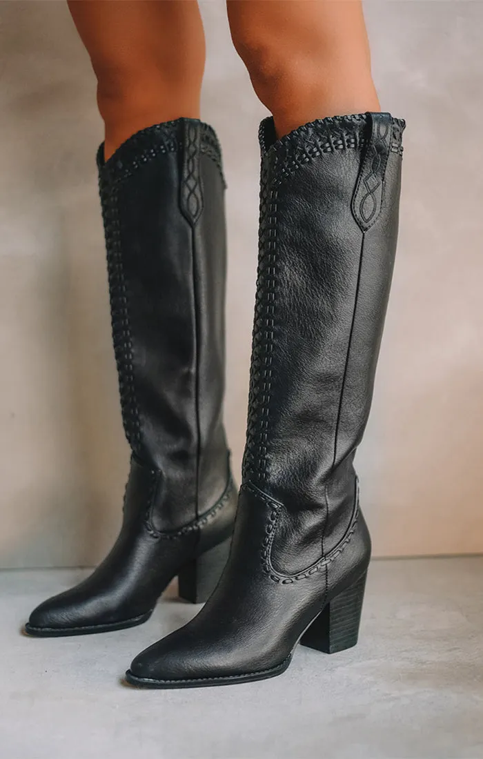 Billini Finley Cowboy Boot ~ Black