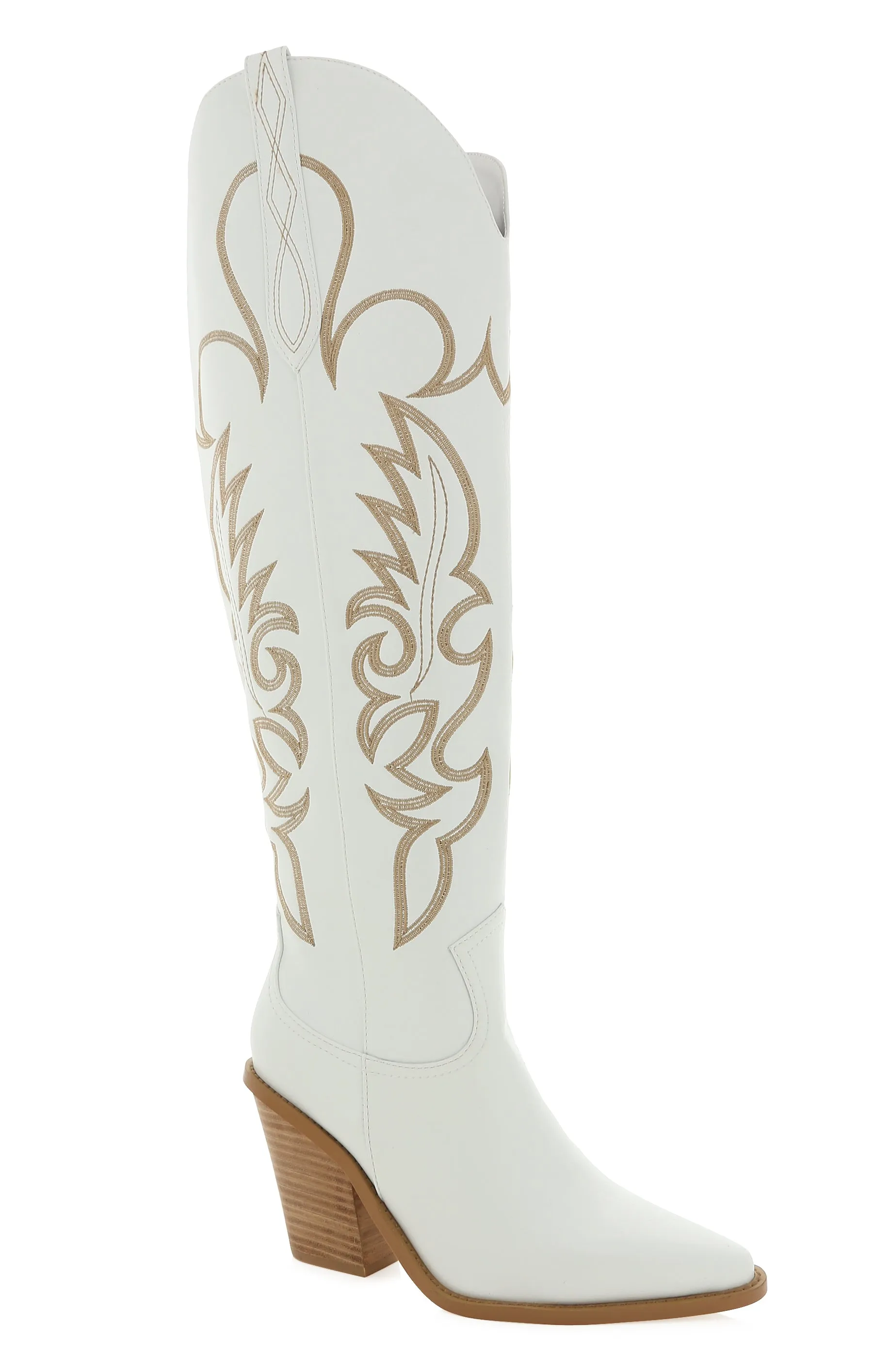 Billini Simone Western Boot ~ White