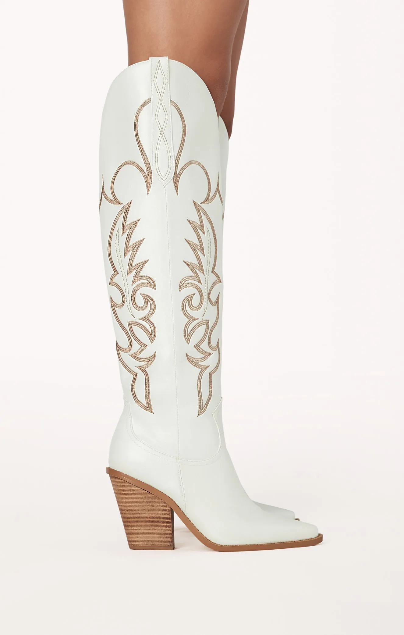 Billini Simone Western Boot ~ White