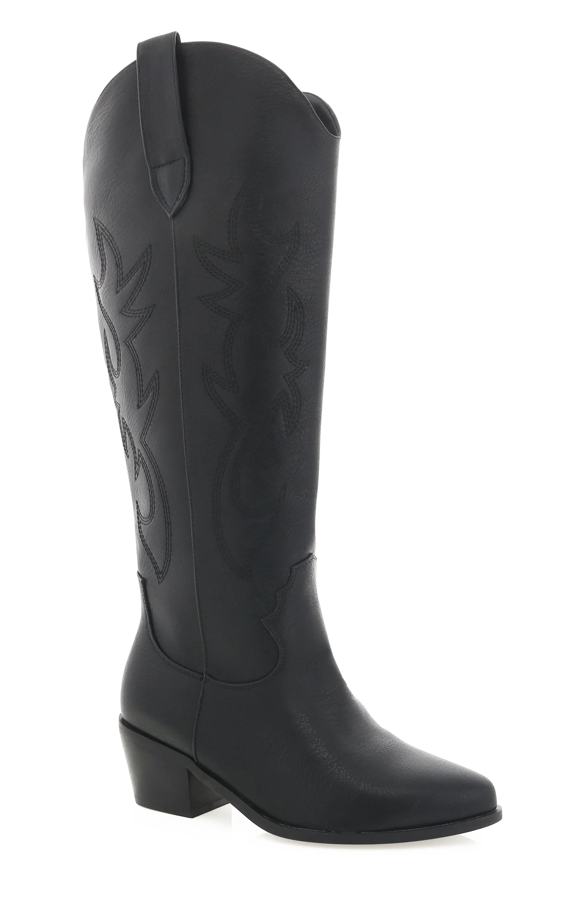 Billini Urson Curve Cowboy Boot ~ Black