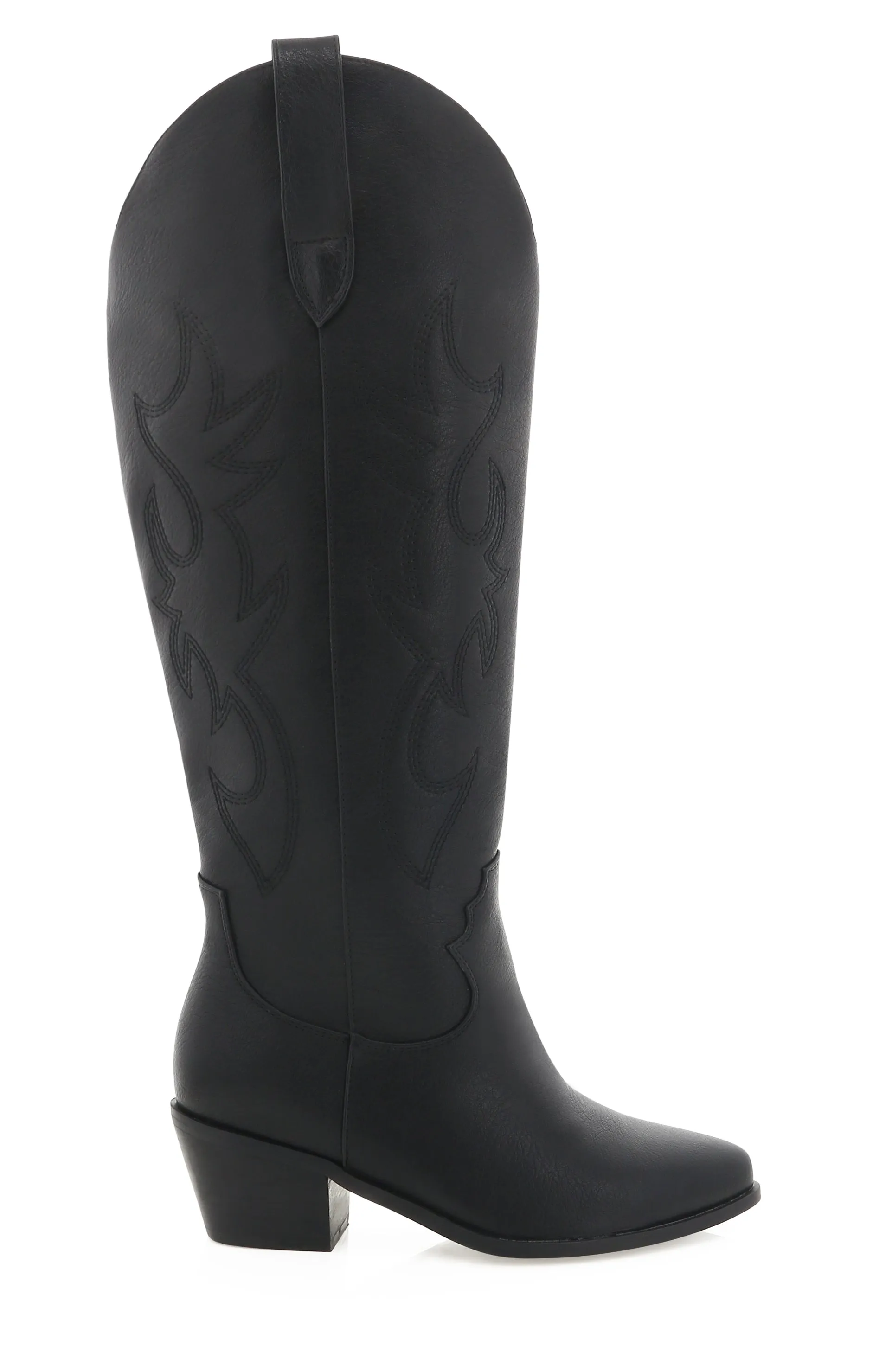 Billini Urson Curve Cowboy Boot ~ Black