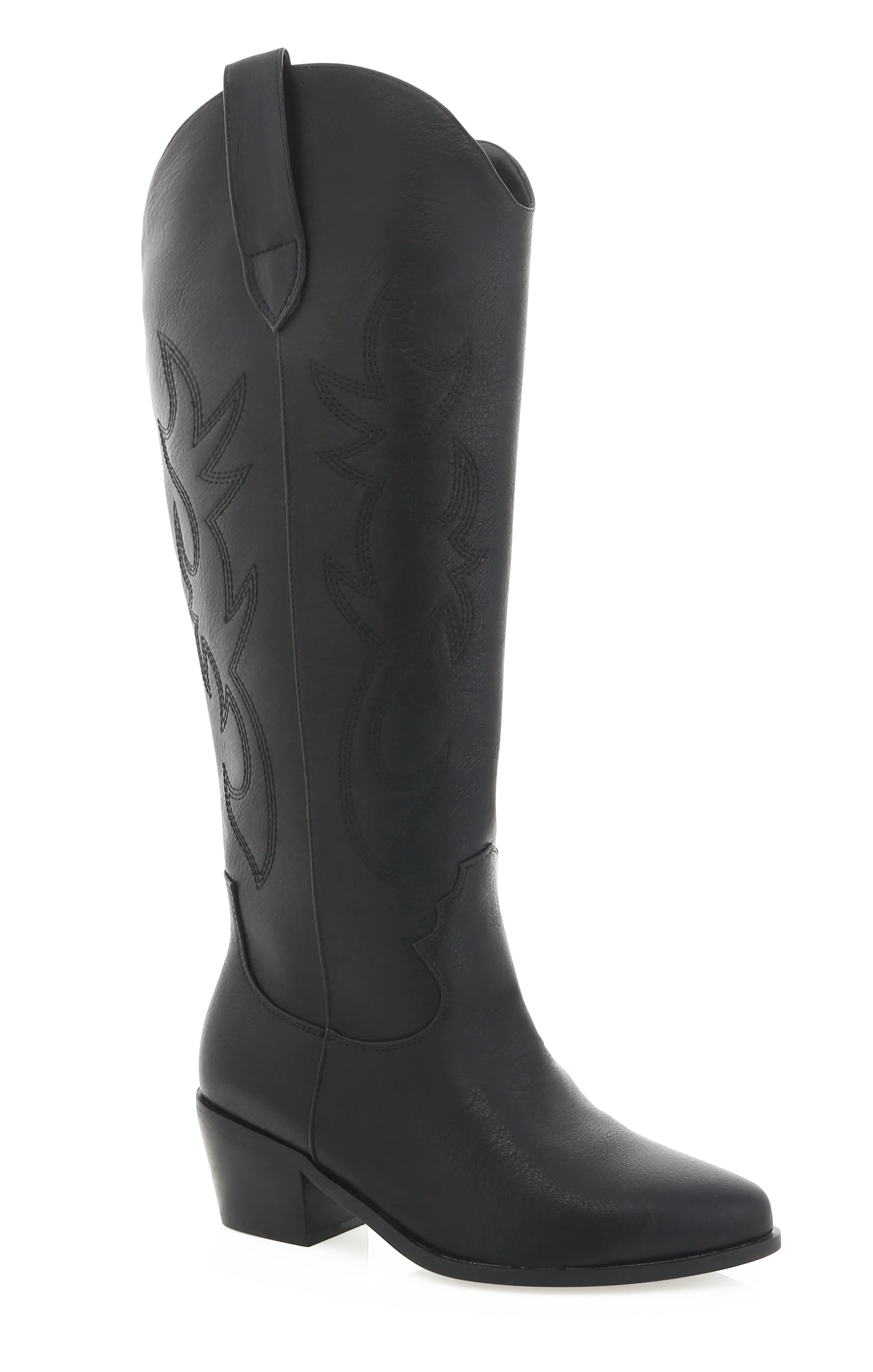 Billini Urson Curve Cowboy Boot ~ Black