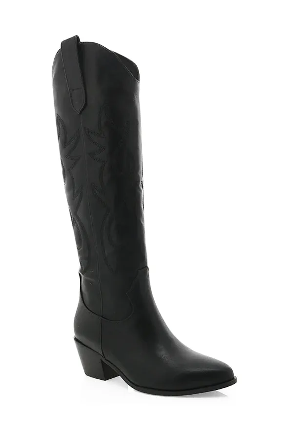 Billini Urson Wide Calf Boot ~ Black