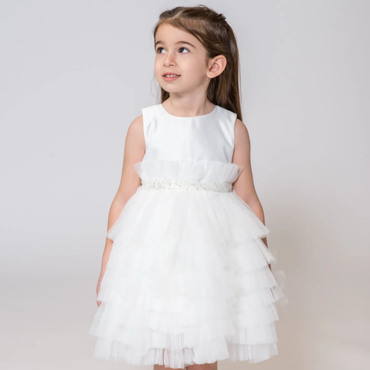 Blanco Rain Short Dress