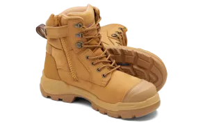 Blundstone Unisex Rotoflex Zip Safety Boot Wheat 9060