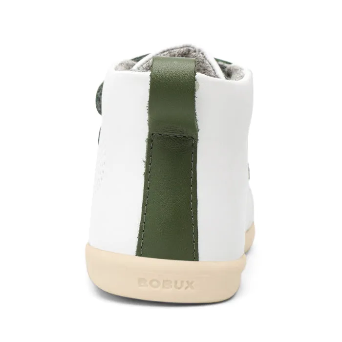 Bobux IWalk IW Hi Court Boot White Forest