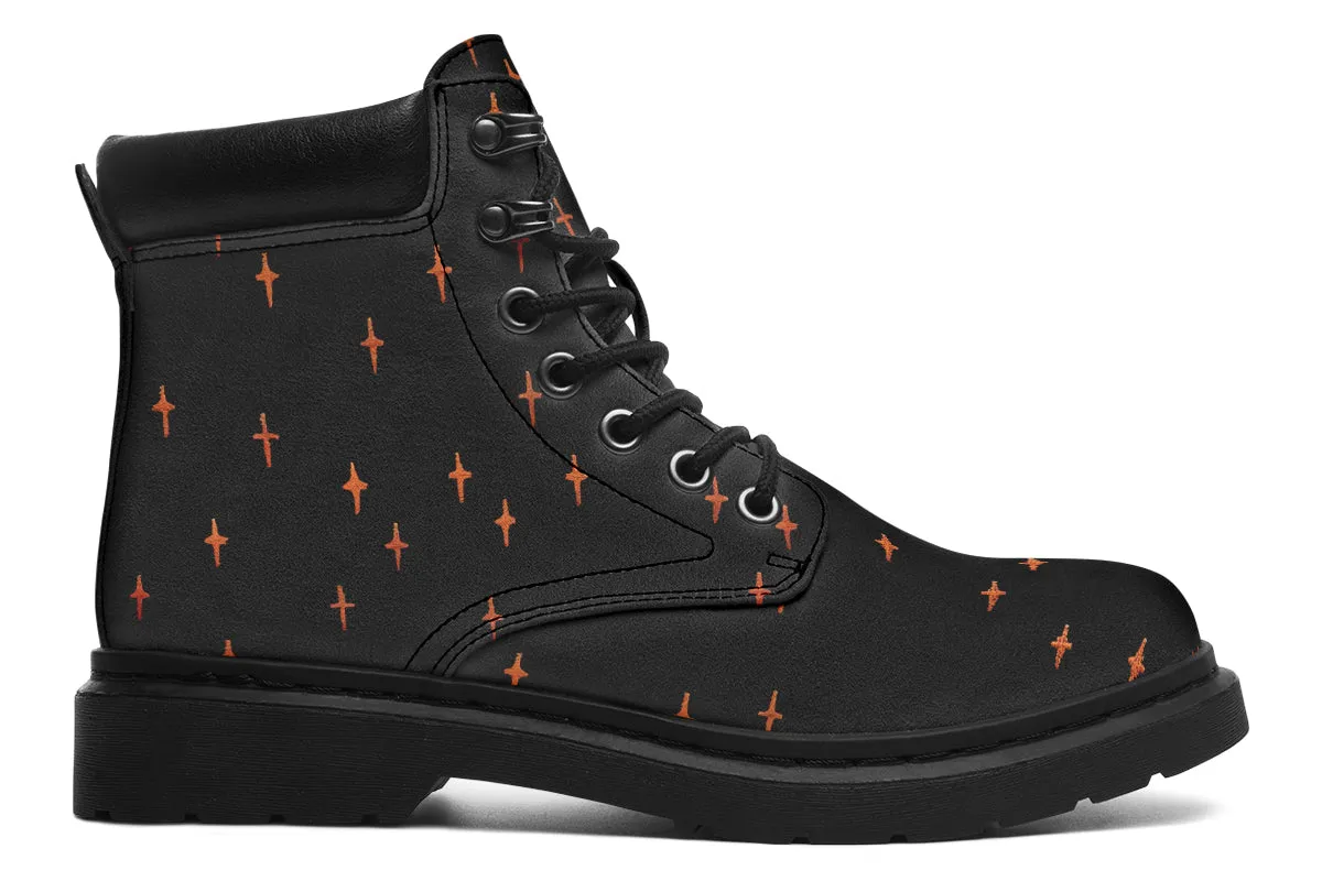 Boo Classic Boots - High Quality Micro-Suede Weatherproof Vegan Shoes with Stitched on Soles