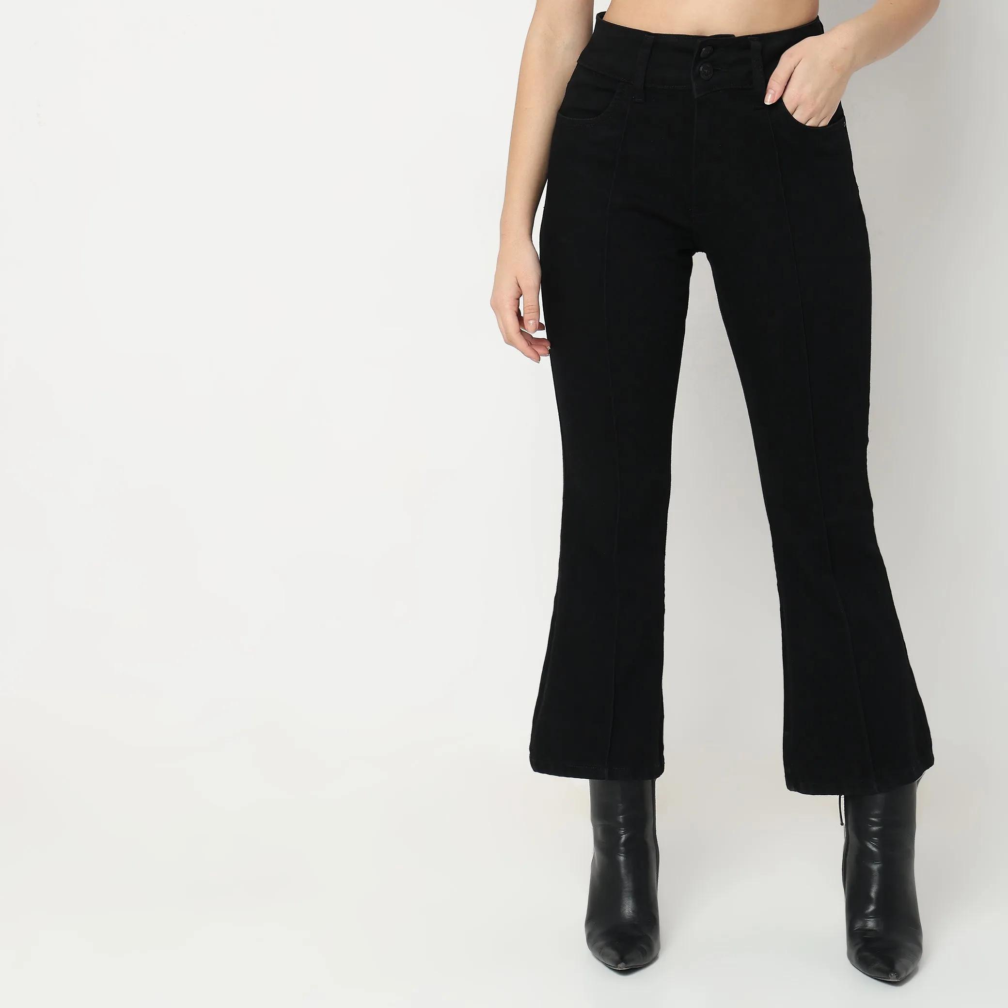 Boot Cut High Rise Jeans