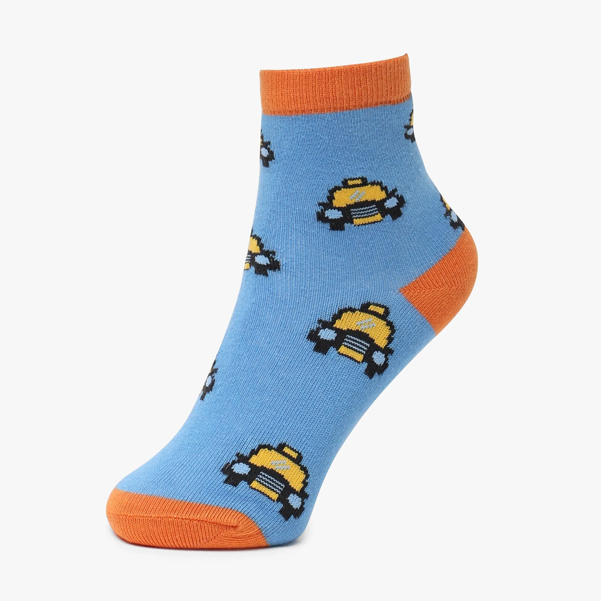 Boys Ankle Length Printed Socks