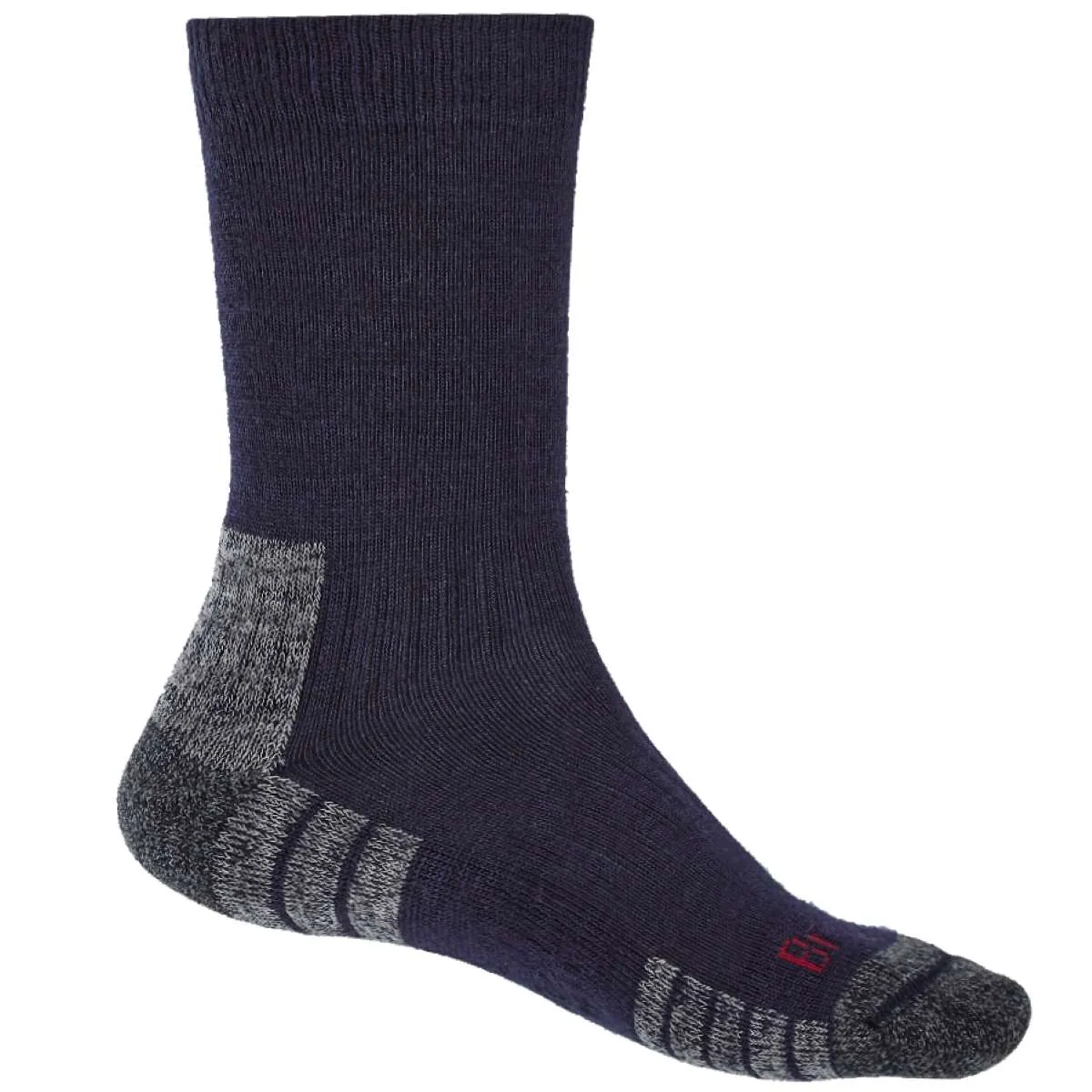 Bridgedale Mens Hike Lightweight Merino Boot Sock Navy/Grey