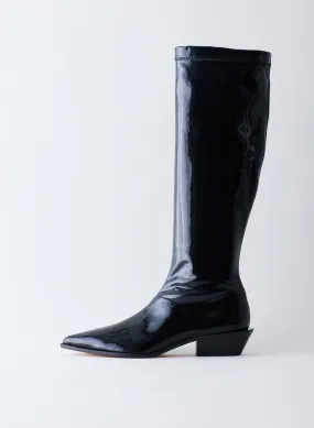 Bronson Faux Patent Leather Boot - Regular Calf