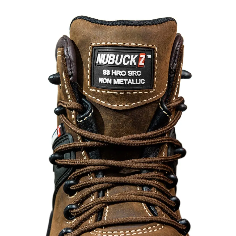 Buckler NKZ102BR S3 HRO SRC WRU Brown Safety Lace Boot