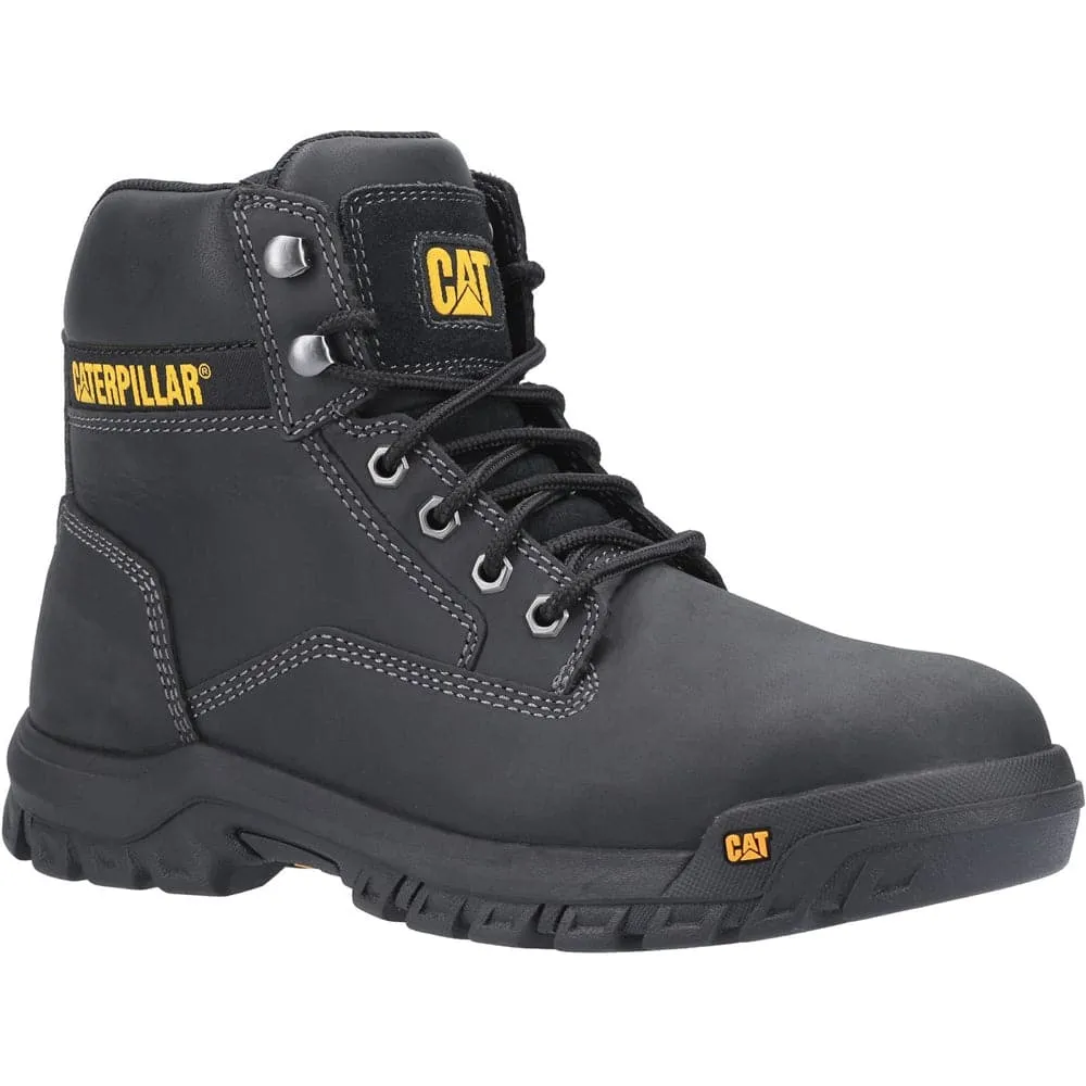 Caterpillar CAT Median S3 Lace Up Leather Safety Boot Water Resistant