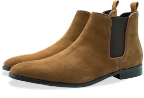 Centenario Brown Suede Chelsea Boots