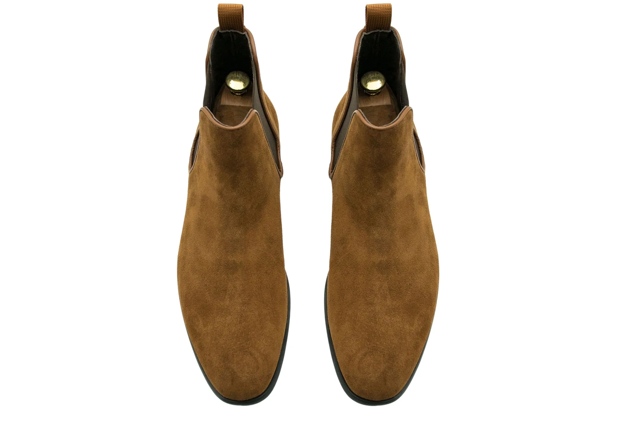 Centenario Brown Suede Chelsea Boots