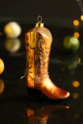 Cowboy Boot Christmas Tree Decoration