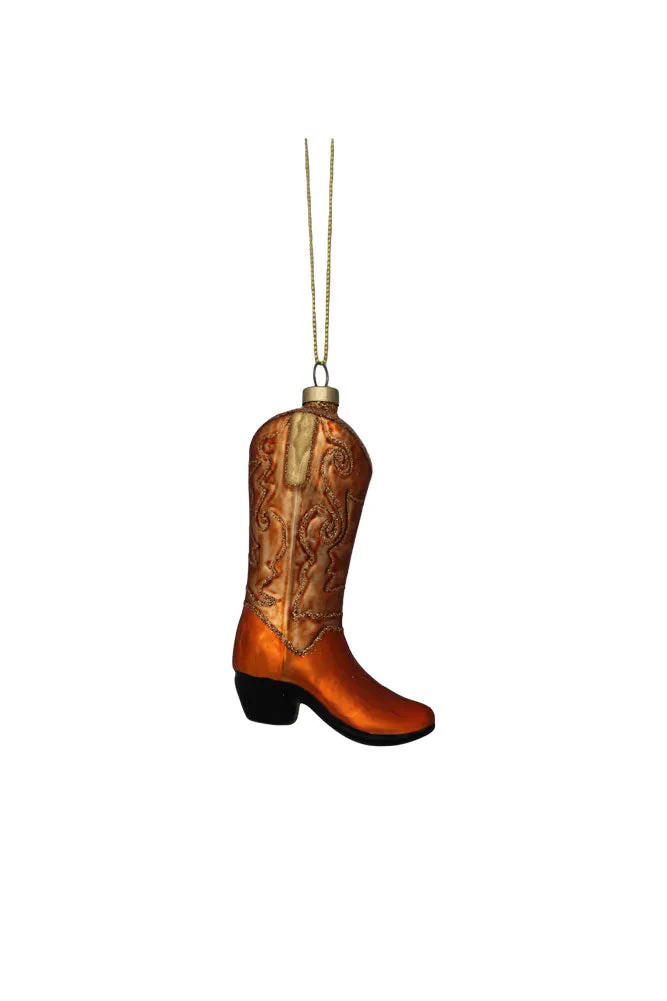 Cowboy Boot Christmas Tree Decoration