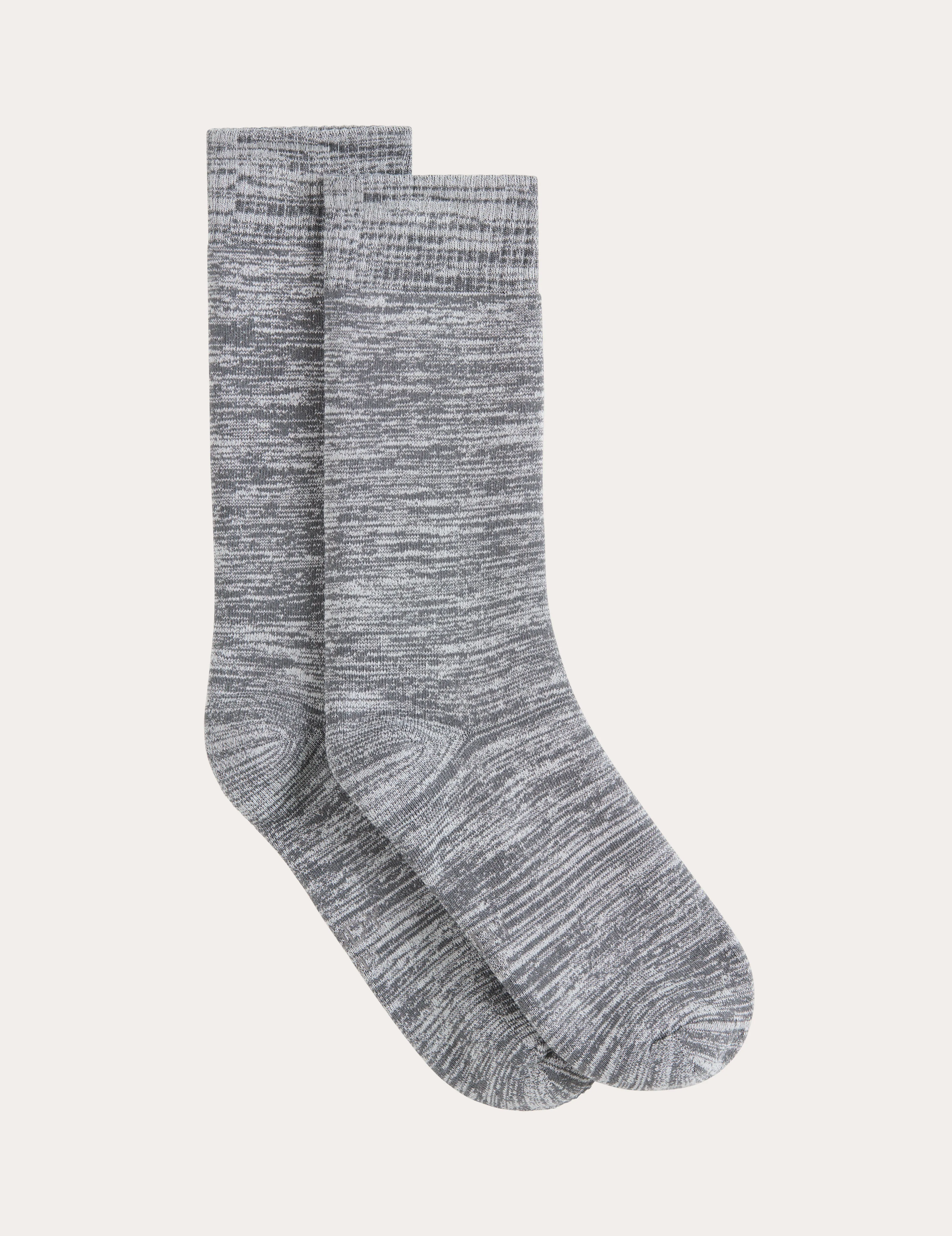 Crew Boot Socks - Grey Marl