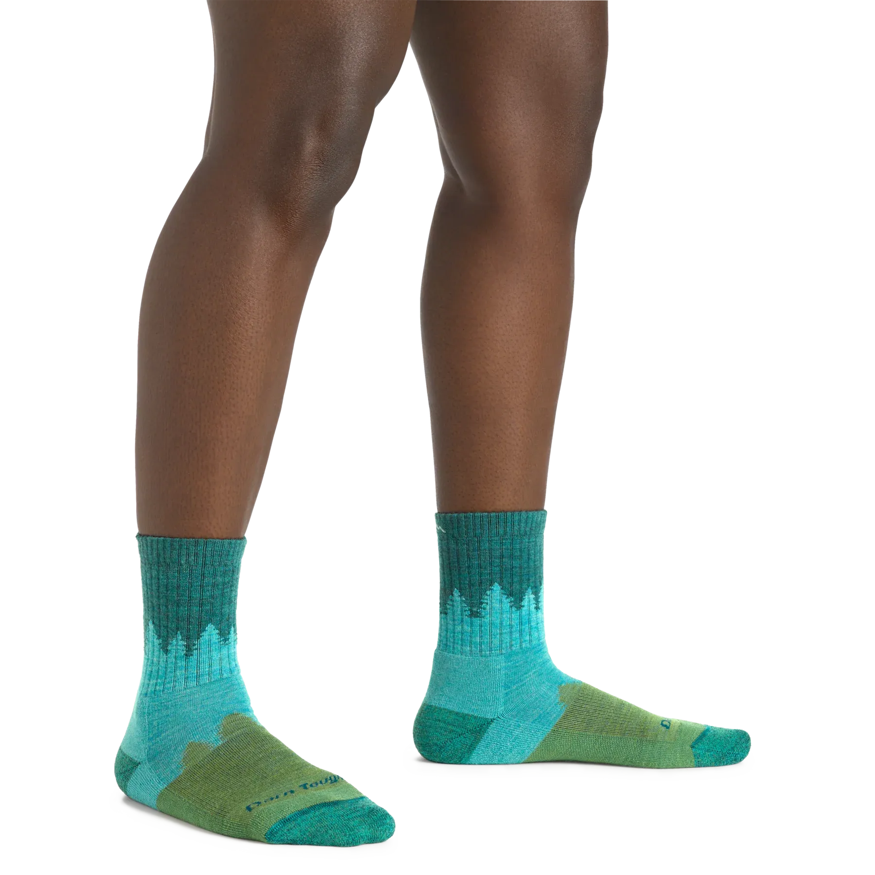 Darn Tough 1971 Women's Treeline Micro Crew Midweight Hiking Sock - Aqua