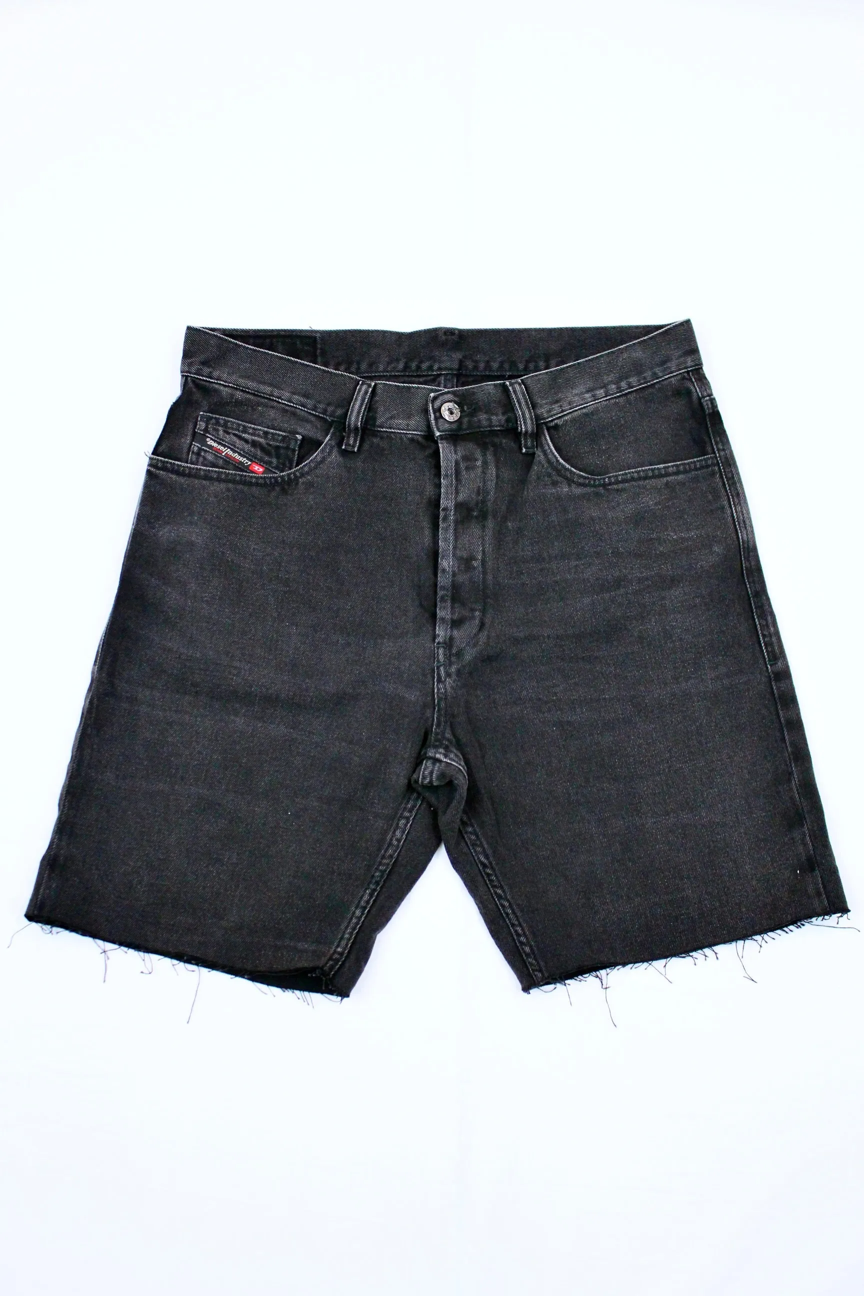 Diesel Industry - Knee Length Denim Shorts