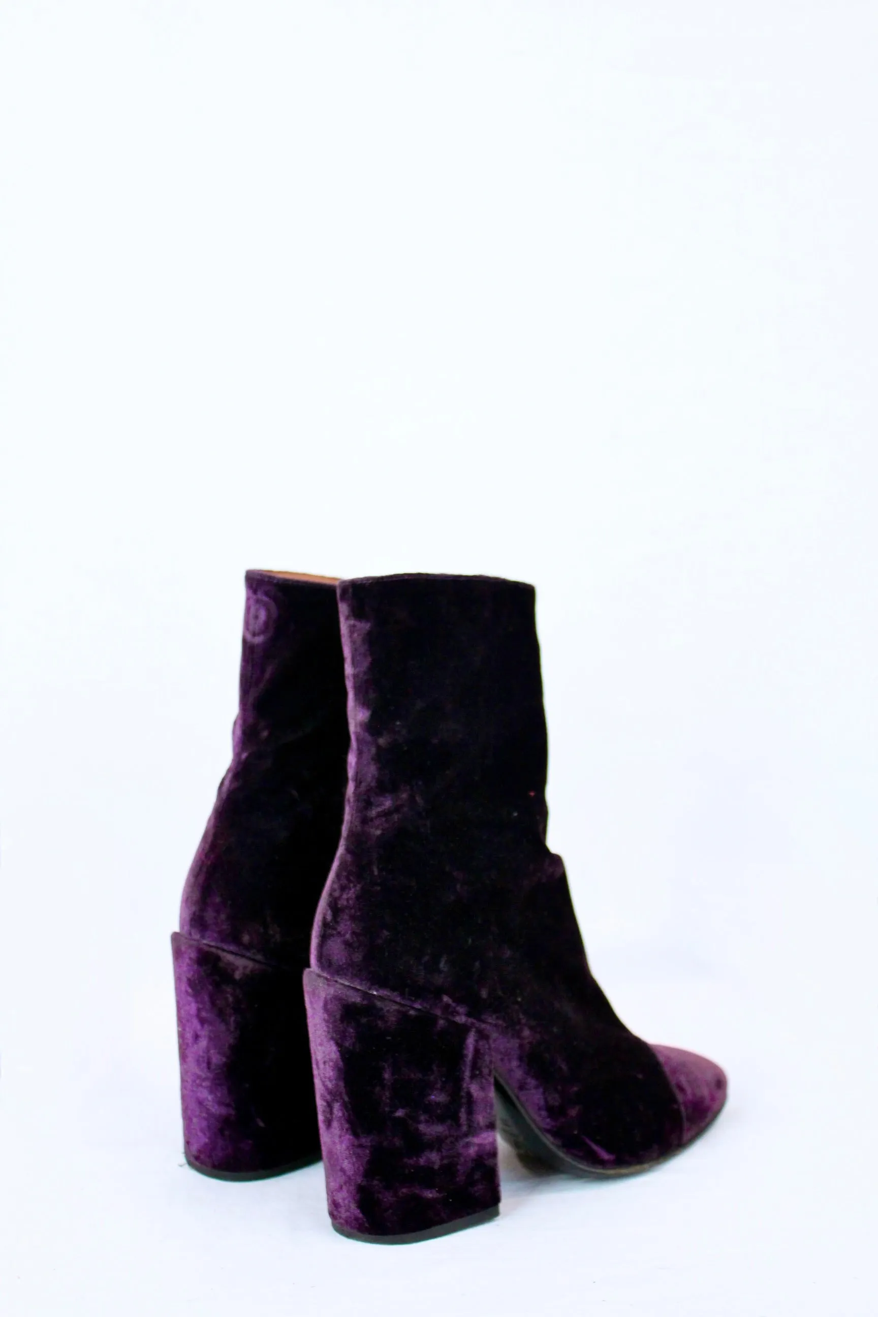 Dries Van Noten - Velvet Ankle Boots