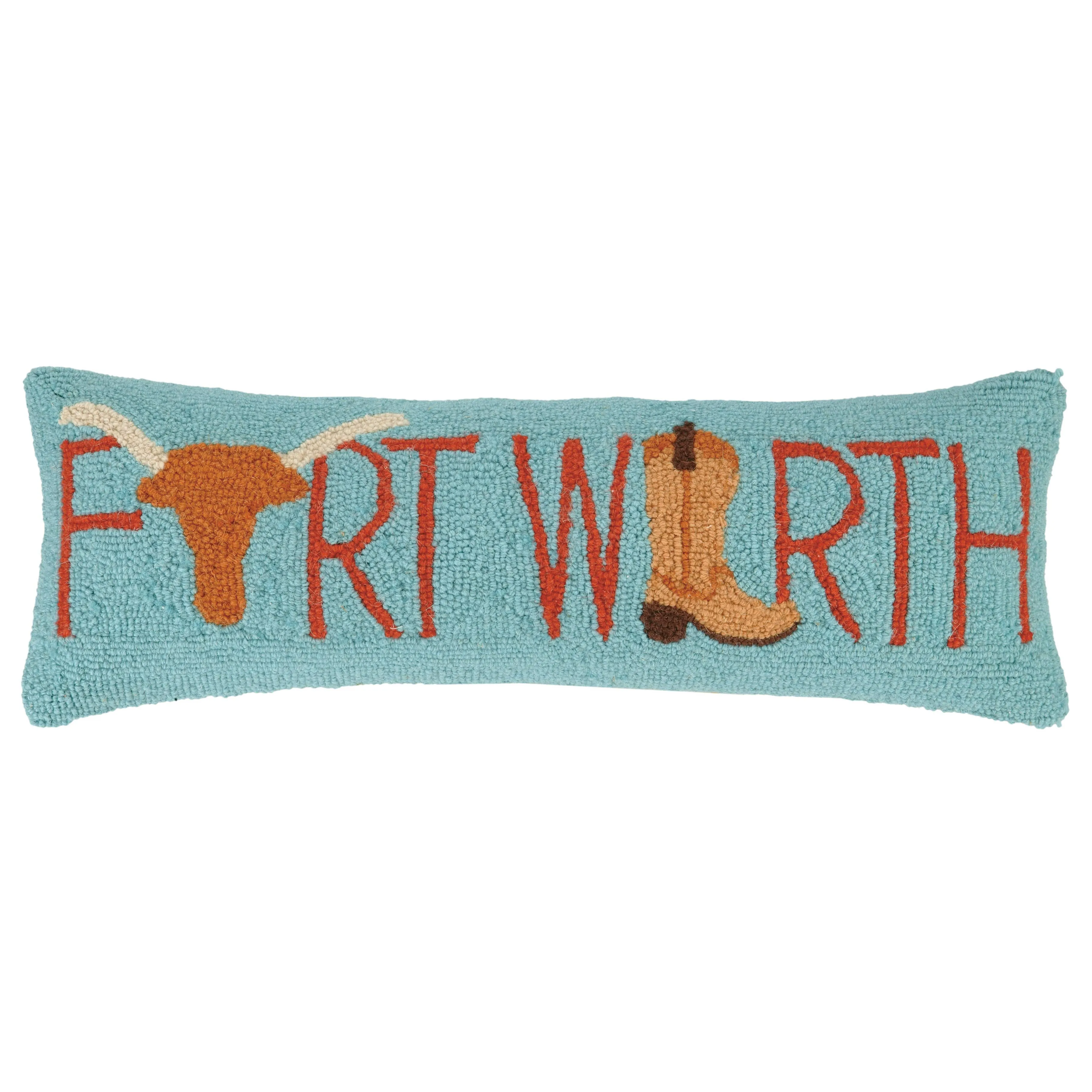 FORT WORTH W/BOOT HOOK PILLOW