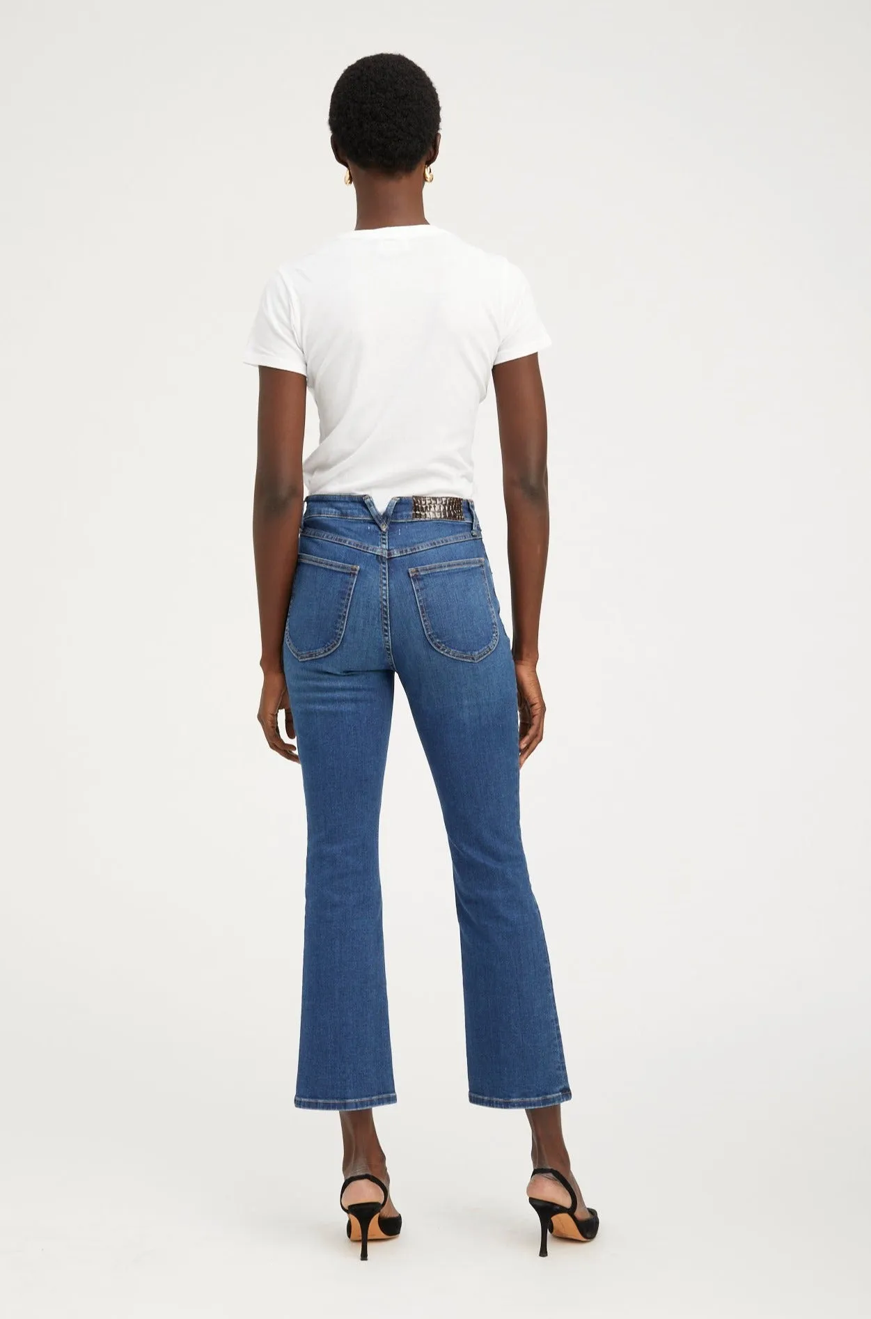 Gabrielle Ankle Flare Denim