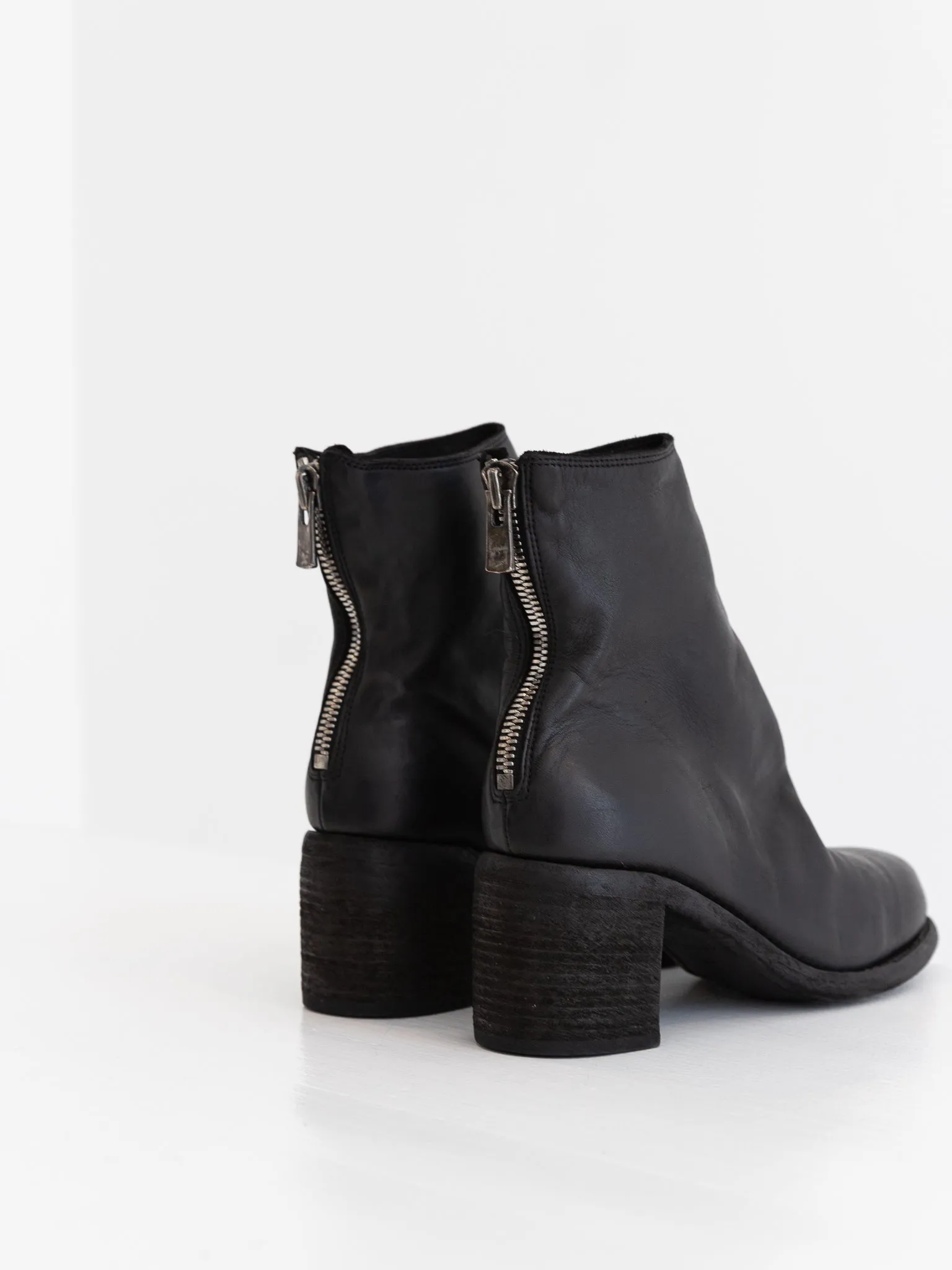 Guidi Back Zip Boot M86, Black